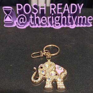 ⏳Multi-Color Elephant Key Chain/Bag Charm